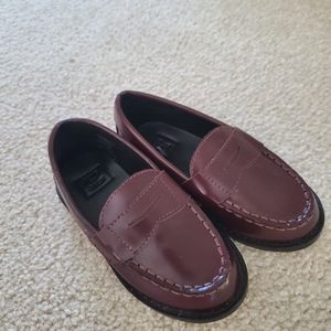 Janie & Jack size 5 Leather Loafers